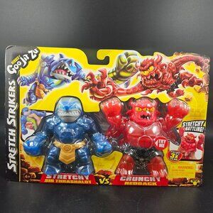 Heroes Of Goo Jit Zu Stretch Strikers Sir Thrashalot Vs Crunch Redback Versus